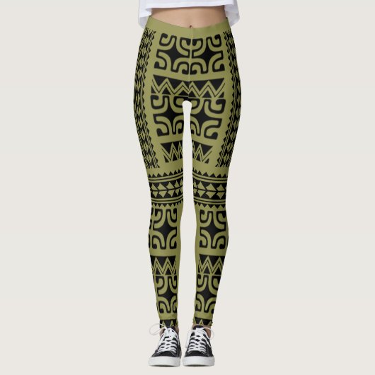 LEGGINGS Tatouage tribal レギンス (正面)