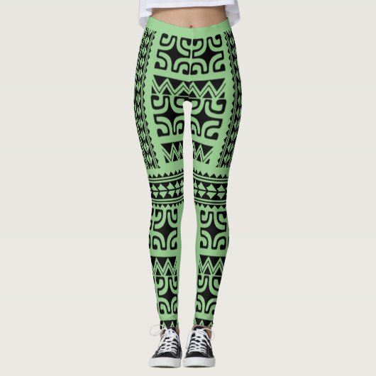 LEGGINGS Tatouage tribal レギンス (正面)