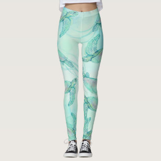Leggings tortugas en el mar  レギンス