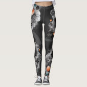 Leggings tout-imprimé "Geometric Grid Funk" レギンス (正面)