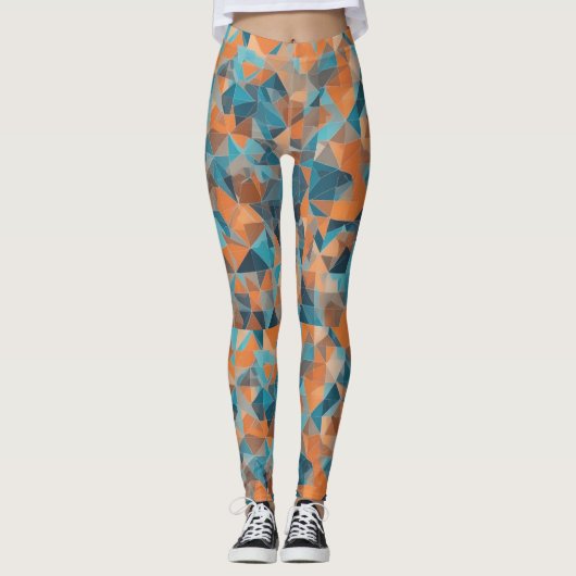 Leggings Triángulos: Estilo y Comodidad レギンス (正面)
