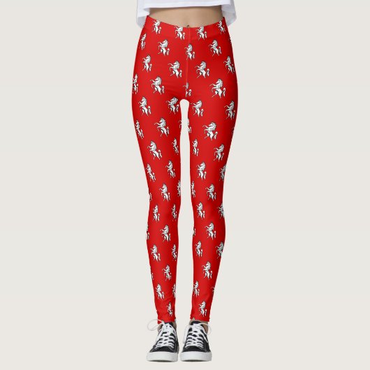 Leggings with flag of Kent, England レギンス (正面)