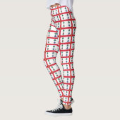 Leggings with flag of Montreal, Canada レギンス (左)