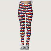 Leggings with flag of Utah State, USA レギンス (正面)