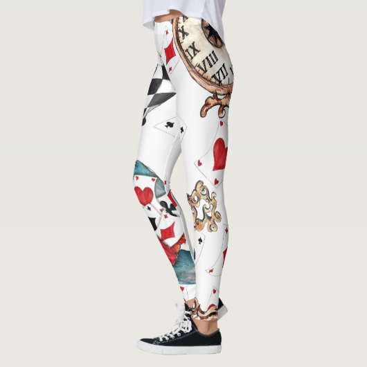 Leggings with super funny prints レギンス (左)