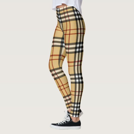 leggings with traditional geometric pattern レギンス (左)