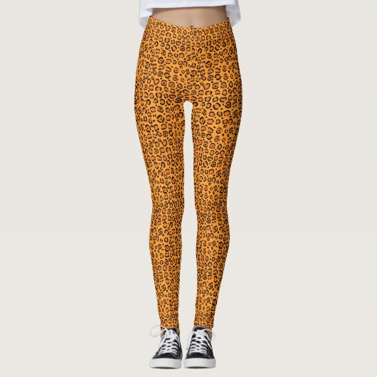 Leggings Women - Animal Print Pattern レギンス (正面)