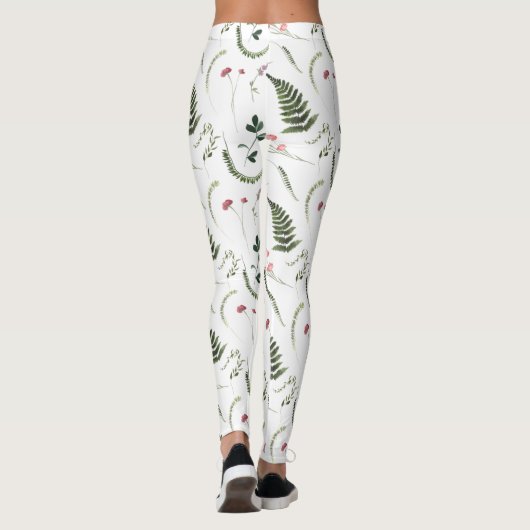 Leggings Women - Floral Pattern レギンス (裏面)