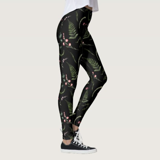 Leggings Women - Floral Pattern レギンス (右)