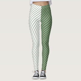 Leggings Women - Forest Green Pattern レギンス
