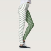 Leggings Women - Forest Green Pattern レギンス (右)