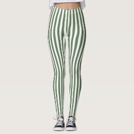 Leggings Women - Forest Green Pattern レギンス