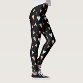 Leggings Women - Hearts Pattern レギンス (右)