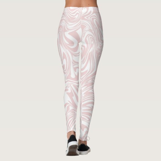 Leggings Women - Pink Pattern レギンス (裏面)