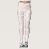 Leggings Women - Pink Pattern レギンス (正面)
