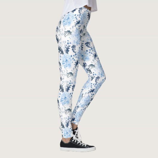 Leggings Women - Winter Pattern レギンス (右)