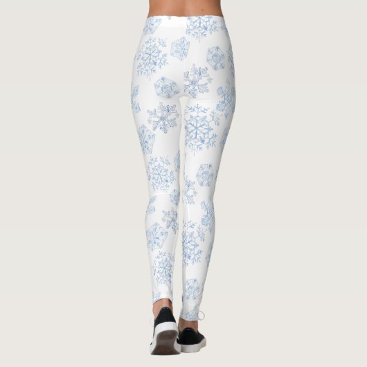 Leggings Women - Winter Pattern レギンス (裏面)