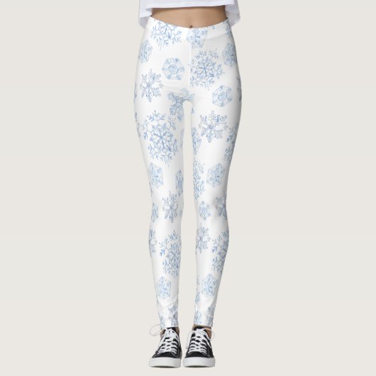 Leggings Women - Winter Pattern レギンス (正面)