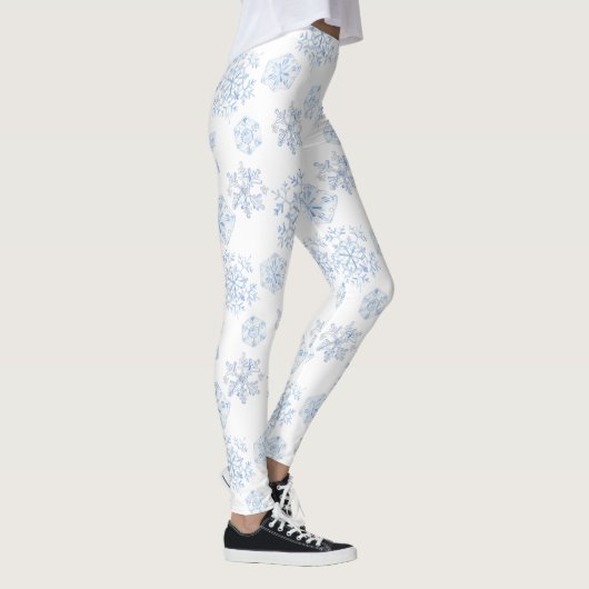 Leggings Women - Winter Pattern レギンス (右)
