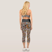 Leggings ZenArte: Fusiona Estilo y Rendimiento カプリレギンス (裏面)