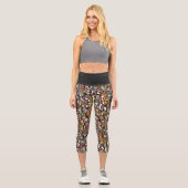 Leggings ZenArte: Fusiona Estilo y Rendimiento カプリレギンス (正面)