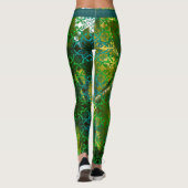 Leggings zócalo en verde レギンス (裏面)