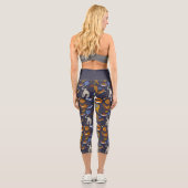 Leggins Capri yoga Animals Outer Space カプリレギンス (裏面)