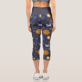 Leggins Capri yoga colección Animals Outer Space カプリレギンス (裏面)
