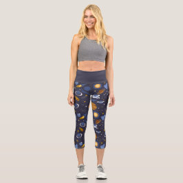 Leggins Capri yoga colección Animals Outer Space カプリレギンス