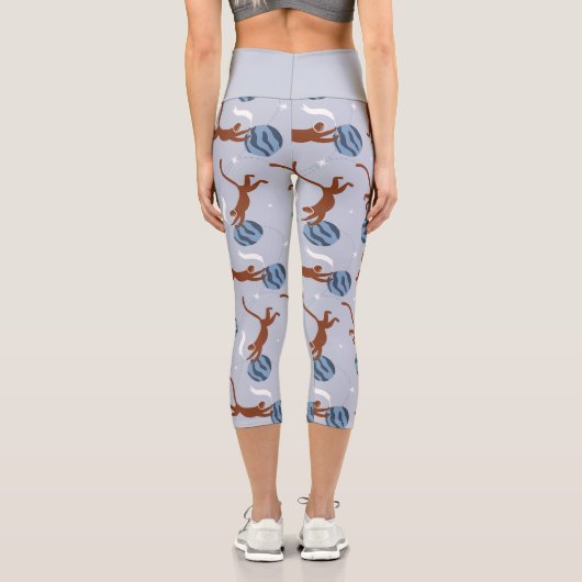 Leggins Capri yoga colección Animals Outer Space カプリレギンス (裏面)