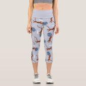 Leggins Capri yoga colección Animals Outer Space カプリレギンス (正面)