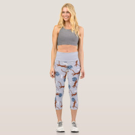 Leggins Capri yoga colección Animals Outer Space カプリレギンス