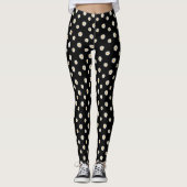 Leggins con estampado de margaritas. レギンス (正面)