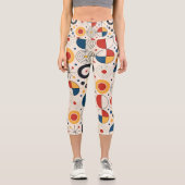 Leggins diseño geométrico カプリレギンス (正面)