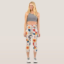 Leggins diseño geométrico カプリレギンス