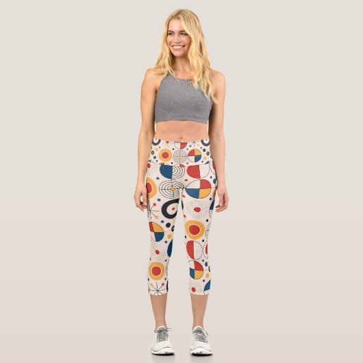 Leggins diseño geométrico カプリレギンス (正面)