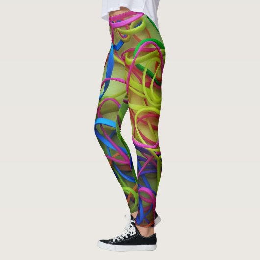 leggins gomas elásticas レギンス (左)