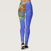 leggins mapa del mundo レギンス (裏面)