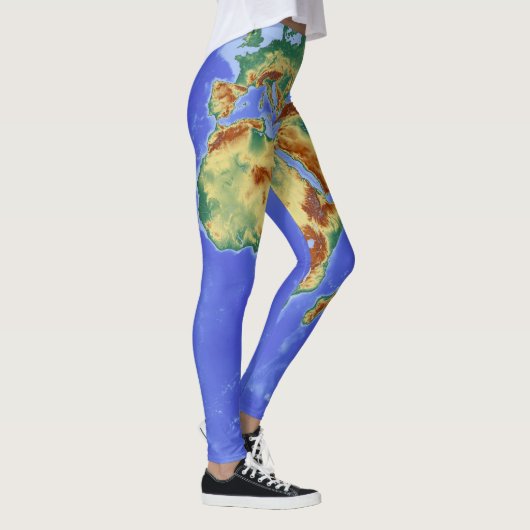 leggins mapa del mundo レギンス (右)