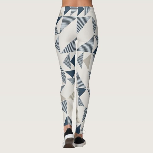 leggins mujer figuras geométricas triangulares レギンス (裏面)