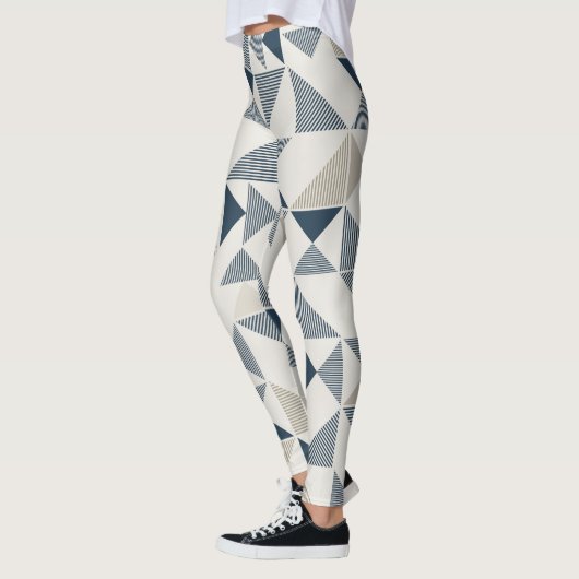 leggins mujer figuras geométricas triangulares レギンス (左)