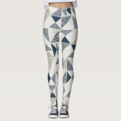 leggins mujer figuras geométricas triangulares レギンス (正面)