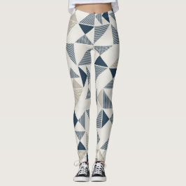 leggins mujer figuras geométricas triangulares レギンス