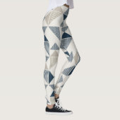 leggins mujer figuras geométricas triangulares レギンス (右)