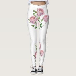 leggins rosas a la acuarela レギンス
