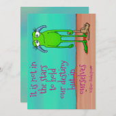 Leggs with quote, holiday card シーズンカード (正面/裏面)