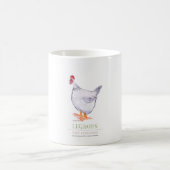 LEGHORN雌鶏、贅沢なfernandes コーヒーマグカップ (中央)