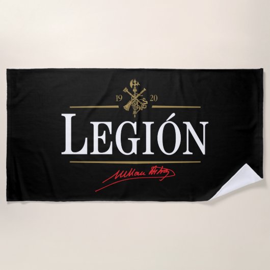 Legión ビーチタオル (正面)