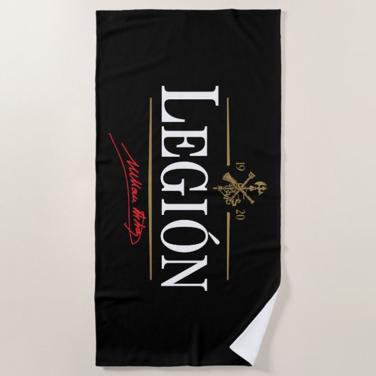 Legión ビーチタオル (正面)