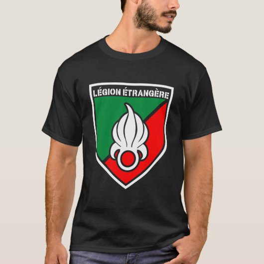 Legion Etrangere Rep Foreign Legionロゴ必須 Tシャツ (正面)